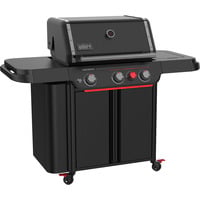 Weber Gasgrill Genesis E-330WR, Stealth-Edition schwarz/rot, 19 kW, mit Sear Zone und Drehspieß, Modell 2025