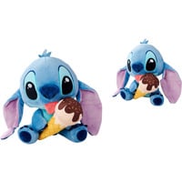Simba Disney Stitch mit Eiscreme, Kuscheltier 25 cm
