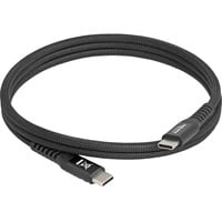 DeLOCK USB-C 2.0 Kabel mit magnetischer Textilummantelung schwarz, 1 Meter, PD 60 Watt
