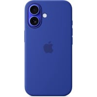 Apple Silikon Case mit MagSafe, Handyhülle blau, iPhone 16