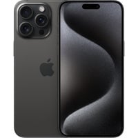 Apple iPhone 15 Pro Max 256GB Generalüberholt, Handy Titan Schwarz, iOS