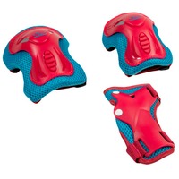 HUDORA Protektoren Set Kids beere/türkis, Größe S