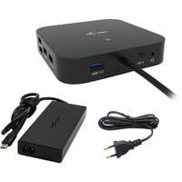 i-tec USB-C Triple Display Docking Station, Dockingstation USB-C, HDMI, DP, PD, mit Ladegerät