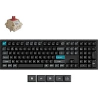Keychron Q6 Ultra 8K, Gaming-Tastatur schwarz, DE-Layout, Keychron Silk POM Red, Hot-Swap, Aluminiumrahmen, RGB