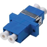 Digitus LWL Kupplung, Duplex, LC > LC Buchse, Single Mode OS2 blau, inkl. Schrauben