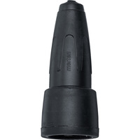 Merten Vollgummi Schutzkontakt Kupplung 16 Ampere Wechselstrom 250 Volt Typ 173091 schwarz, Retail