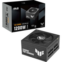 ASUS TUF-GAMING-1200P, PC-Netzteil schwarz, 1x 12-Pin High Power GPU, 3x PCIe, Kabelmanagement, 1200 Watt