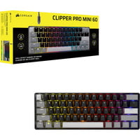 Corsair CLIPPER PRO MINI 60, Gaming-Tastatur schwarz, DE-Layout, Corsair MGX Hyperdrive