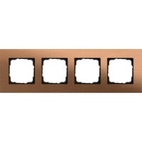 Gira Abdeckrahmen vierfach, Abdeckung bronze, Retail