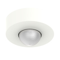 Merten Bewegungsmelder ARGUS 360 IP54 für Deckenmontage mit 360 Grad Erfassungswinkel weiß (glänzend), Retail