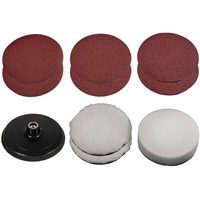 EINHELL Teller-/ Polier-/ Schleifblatt-Set, 150mm für Polier- und Schleifmaschinen