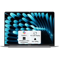 GEEKOM GEEKBOOK X16 PRO, Notebook silber, Intel® Core™ Ultra 5 125H, Intel® Arc™ Graphics, 32 GB LPDDR5, 1 TB (1 TB SSD), Windows 11 Pro