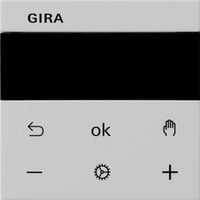 Gira Jalousie und Schaltuhr Display, Schalter grau, Retail