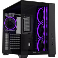 ASUS A32 PLUS ARGB , Tower-Gehäuse schwarz, Tempered Glass x 2