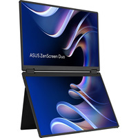 ASUS ZenScreen Duo MB14FCD, LED-Monitor 71 cm (14 Zoll), schwarz, 2xWUXGA, 360 Grad faltbar, Dual 14" USB-C, Mini-HDMI