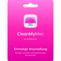MacPaw CleanMyMac, Sicherheit, Utilities-Software Deutsch, 1 Lizenz