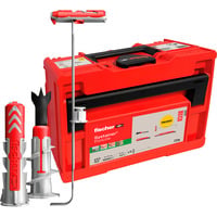 fischer Dübel DuoLine Tanos-Box M173 hellgrau/rot, 713-teilig