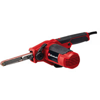 EINHELL Bandfeile TC-BF 500 E, Elektrofeile rot/schwarz, 500 Watt, inkl. 6-teiliges Schleifbandset
