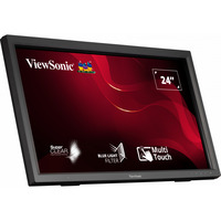 ViewSonic TD2423, LED-Monitor 59.9 cm (23.6 Zoll), schwarz (matt), FullHD, VA, HDMI, DVI, VGA, USB-Hub
