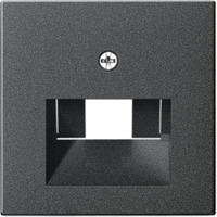 Gira Zentralplatte Universal-Anschluss-Einheit / ISDN-Anschluss-Einheit anthrazit, Retail