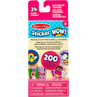 Spin Master Melissa & Doug - Sticker WOW! Nachfüllset Lieblingssachen, Basteln 
