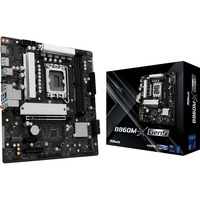 ASRock B860M-X GEN 5, Mainboard schwarz/silber