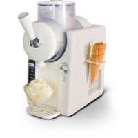 Unold 2-in-1 Slush- & Softeismaschine SOFIE weiß, für 1.500ml Slush oder Softeis, 150 Watt Kompressor