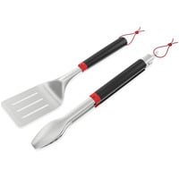 Weber Grillbesteck, 2-teilig edelstahl/schwarz, Wender und Grillzange