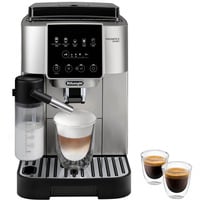 DeLonghi Magnifica Start Milk ECAM220.80.SB , Vollautomat silber/schwarz