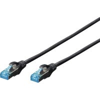 Digitus Patchkabel CAT 5e SF/UTP 1m schwarz, 1 Meter