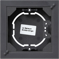 Gira GIRA AP-Rahmen 1f.anth System55 021928, Gehäuse anthrazit, Retail