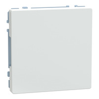 Merten Abdeckung für Relais, Rollladenmehrfachsteuerrelais, Summer, Leistungszusätze, KNX-Unterputzgeräte, universell verwendbar, ohne Krallen, für Schraubbefestigung, Material Thermoplast brillant weiß, Retail