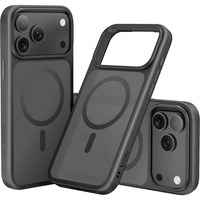 Nevox StyleShell INVISIO, Handyhülle schwarz, iPhone 17 Pro / iPhone 18 Pro, kompatibel mit MagSafe