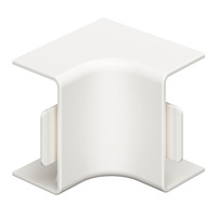 OBO Inneneckhaube zur Richtungsänderung der Wand-Decken-Kanäle WDK HI15030RW, Befestigung/Montage weiß, Retail