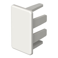OBO Endstück zum Verschließen der Wand- und Deckenkanäle WDK HE15030RW, Befestigung/Montage weiß, Retail