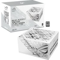ASUS ROG-STRIX-1000P-GAMING-WHITE, PC-Netzteil weiß, 1x 12-Pin High Power GPU, 4x PCIe, Kabelmanagement, 1000 Watt