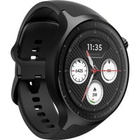 Motorola moto watch, Smartwatch schwarz, mit schwarzem Silikon-Armband