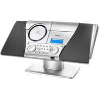 Karcher MC 6550 (N), Kompaktanlage silber/grau, Top-Loading-CD/MP3-Player, Kassettenplayer, Radio