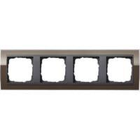 Gira Abdeckrahmen 4fach braun, Retail