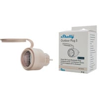 Shelly Outdoor Plug S Gen3, Schaltsteckdose mocca