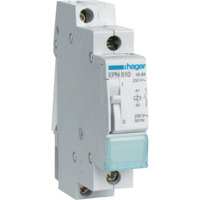 Hager Fernschalter mechanischer Schalter 230 Volt Wechselstrom 16 Ampere 1 Schließer Retail