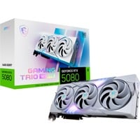 MSI GeForce RTX 5080 GAMING TRIO OC WHITE, Grafikkarte weiß, DLSS 5, 3x DisplayPort, 1x HDMI 2.1