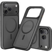 Nevox StyleShell INVISIO, Handyhülle schwarz, iPhone 17 Pro Max / iPhone 18 Pro Max, kompatibel mit MagSafe