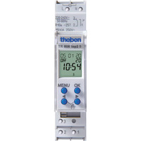 Theben TR 608 TOP2 S, Zeitschaltuhr mit Wochenprogramm, 1 Kanal