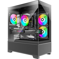 Xilence Xilent Beam XG172 , Tower-Gehäuse schwarz, Tempered Glass x 2