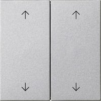 Gira Wippe zwei fach aluminium, Retail