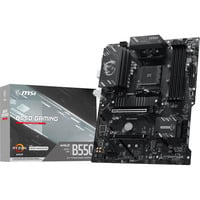 MSI B550 GAMING, Mainboard schwarz/silber