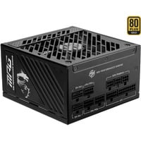 MSI MPG A1000GS PCIE5, PC-Netzteil schwarz, 2x 12-Pin High Power GPU, 1x PCIe, Kabelmanagement, 1000 Watt