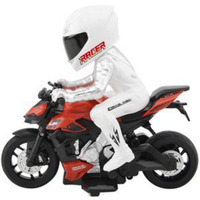 VEDES Racer Fernsteuerungsmotorrad 2,4 Gigahertz mit Vorwärts-, Rückwärts- und Lenksfunktion, RC 