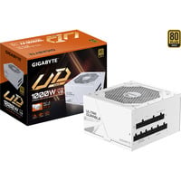 GIGABYTE GP-UD1000GM PG5 V2 ICE, PC-Netzteil weiß, 1x 12-Pin High Power GPU, 5x PCIe, Kabel-Management, 1000 Watt